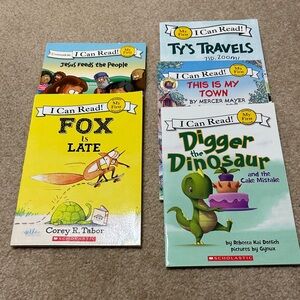5 I Can Read Books for Children